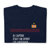 T-shirt Ariège gris sport - Champions du monde de l'apéro