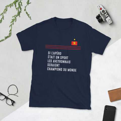 Aveyronnais, champions du monde de l'apéro - T-shirt standard