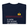 T-shirt Auvergne gris sport - Champions du monde de l'apéro
