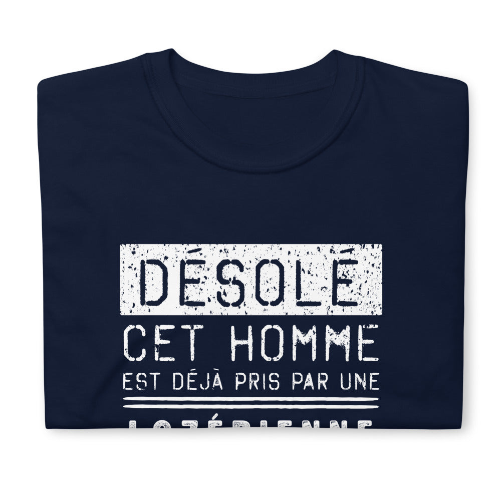 Désolé cet homme est pris par une Lozérienne - T-shirt standard