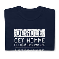 Thumbnail for Désolé cet homme est pris par une Lozérienne - T-shirt standard