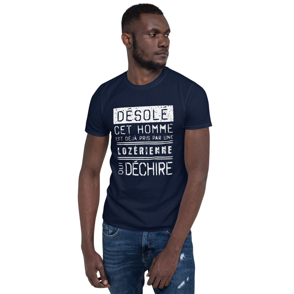 Désolé cet homme est pris par une Lozérienne - T-shirt standard