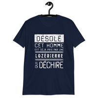 Thumbnail for Désolé cet homme est pris par une Lozérienne - T-shirt standard