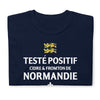 T-shirt Normandie noir - Testé positif au cidre et fromton