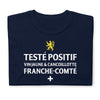 T-shirt Franche Comté noir - Vin jaune et cancoillotte
