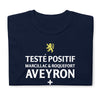 T-shirt Aveyron noir - Positif Marcillac et Roquefort