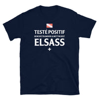 Thumbnail for T-shirt Alsace noir dos - Positif Gewurztraminer et Mettwurst