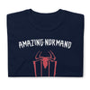 T-shirt Normand noir - Super-héros en action