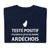 T-shirt Ardéchois noir - Fierté du Picodon et Côtes du Rhône