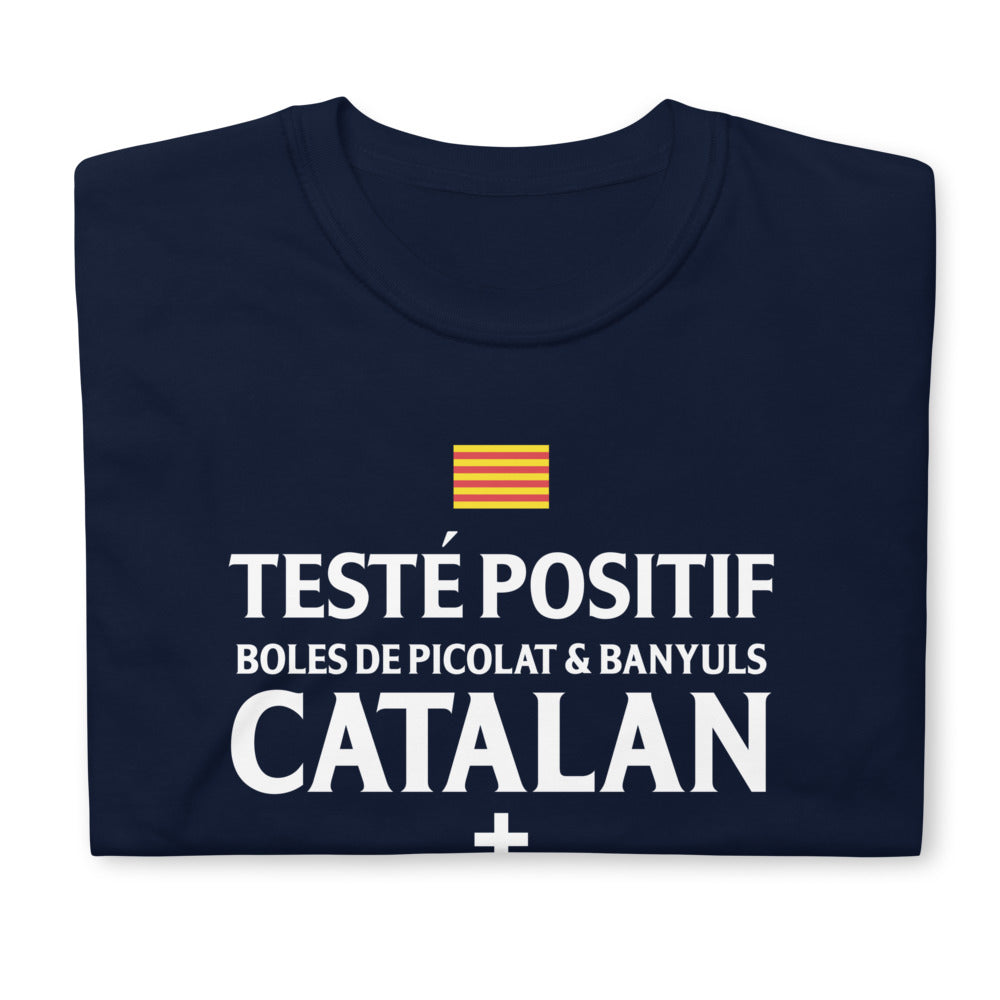 T-shirt catalan noir - Positif Boles de Picolat