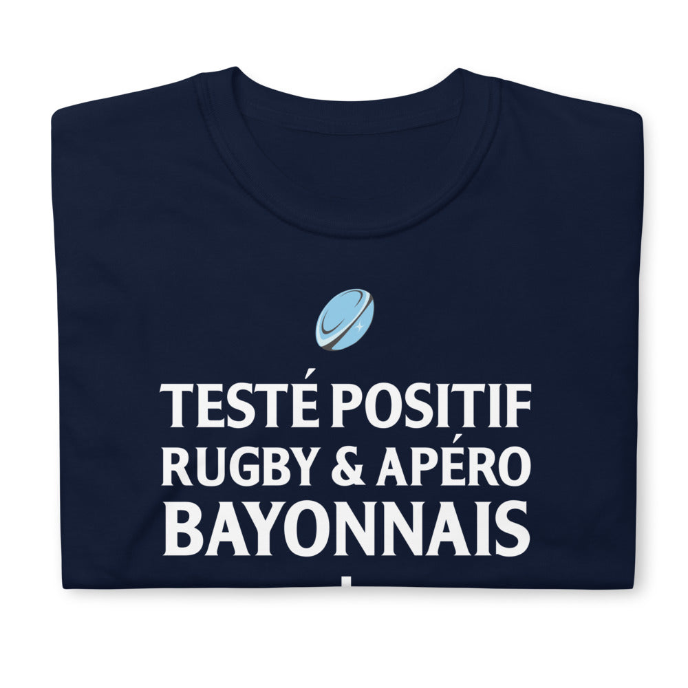 T-shirt Pays Basque gris foncé chiné dos - Positif Rugby & Apéro