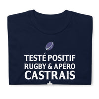 Thumbnail for T-shirt Tarn gris foncé chiné dos - Positif rugby et apéro