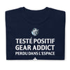 T-shirt humour guitariste noir - testé positif gear addict