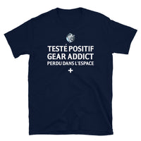 Thumbnail for T-shirt humour guitariste gris foncé chiné dos - testé positif gear addict