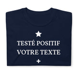 T-shirt personnalisable Testé positif