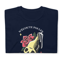 Thumbnail for T-shirt humour Normands bleu marine dos - Ne les écoutez pas