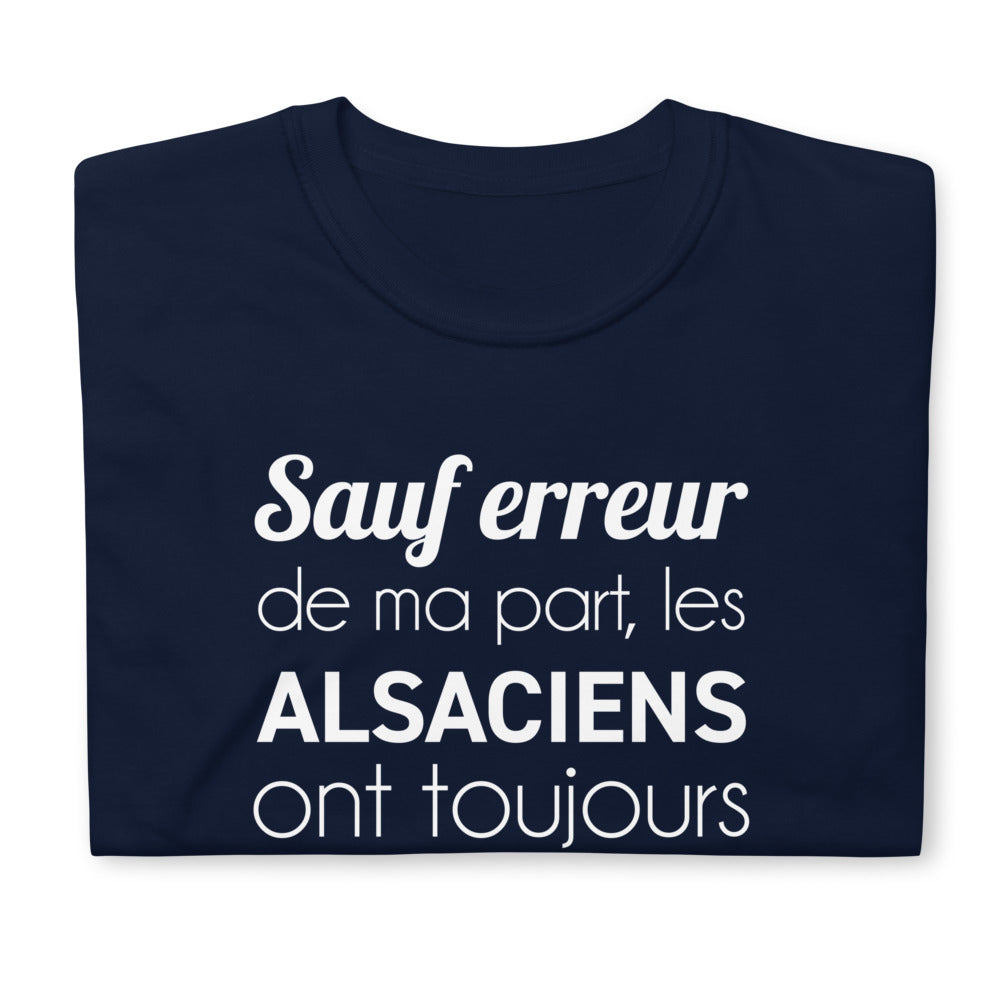 Sauf errer de ma part - Alsacien - T-shirt standard