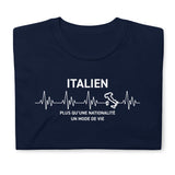 Italien, un mode de vie - T-shirt standard fierté Italienne