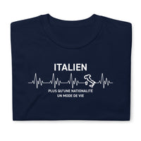 Thumbnail for T-shirt Italie noir - Un mode de vie à l'italienne