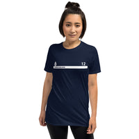 Thumbnail for T-shirt Aveyron gris sport dos - Fierté et humour en coton