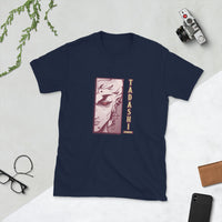 Thumbnail for T-shirt Manga bleu marine dos - design inspiré de Hisoka