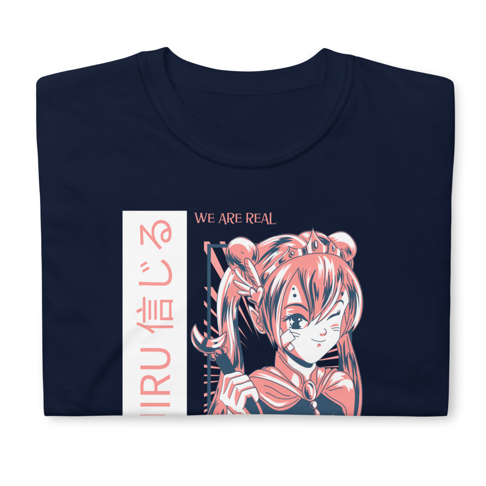 T-Shirt manga Shinjiru (croire) inspiré par Sailor Moon la jolie guerrière