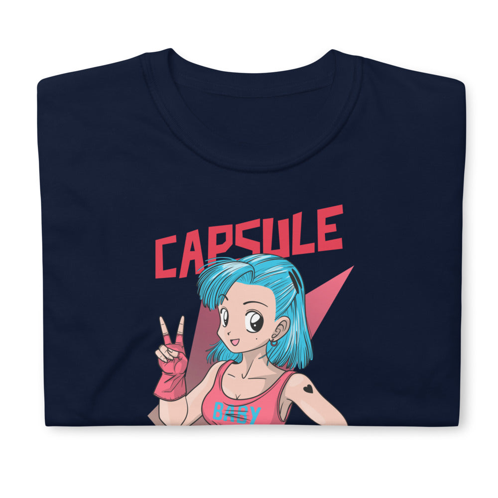 T-Shirt manga inspiré par Bulma de l'univers Dragon Ball