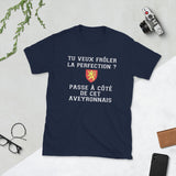Passe à côté de cet Aveyronnais La perfection - T-shirt humour Aveyron