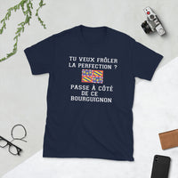Thumbnail for T-shirt Bourgogne noir dos - Passe à côté de ce Bourguignon