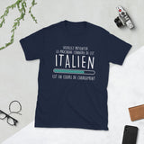 T-shirt humour Italien, connerie en cours de chargement