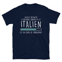 Thumbnail for T-shirt Italie gris foncé chiné - Connerie en cours de chargement