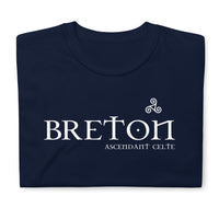 Thumbnail for T-shirt Bretagne bleu marine dos - Fierté Celte avec humour local
