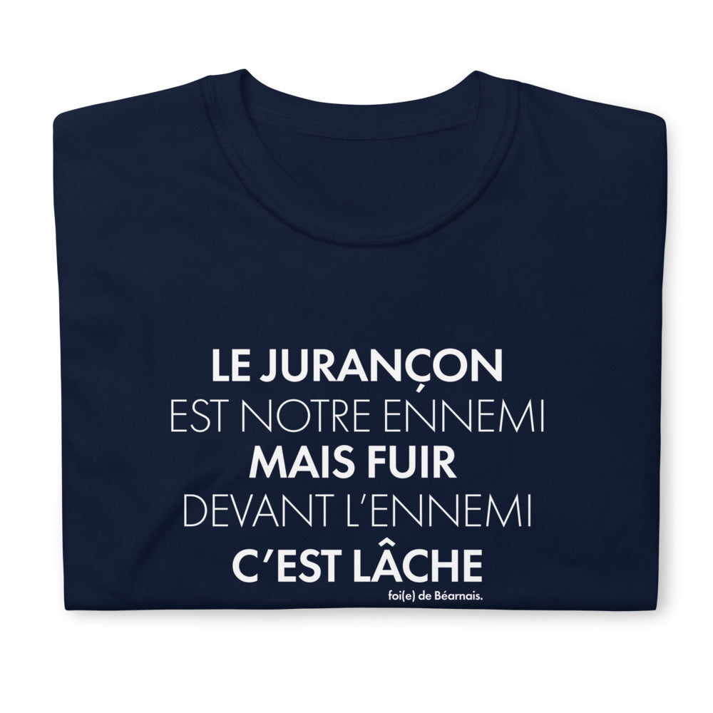 T-shirt Béarn bleu marine dos - Le Jurançon est notre ennemi