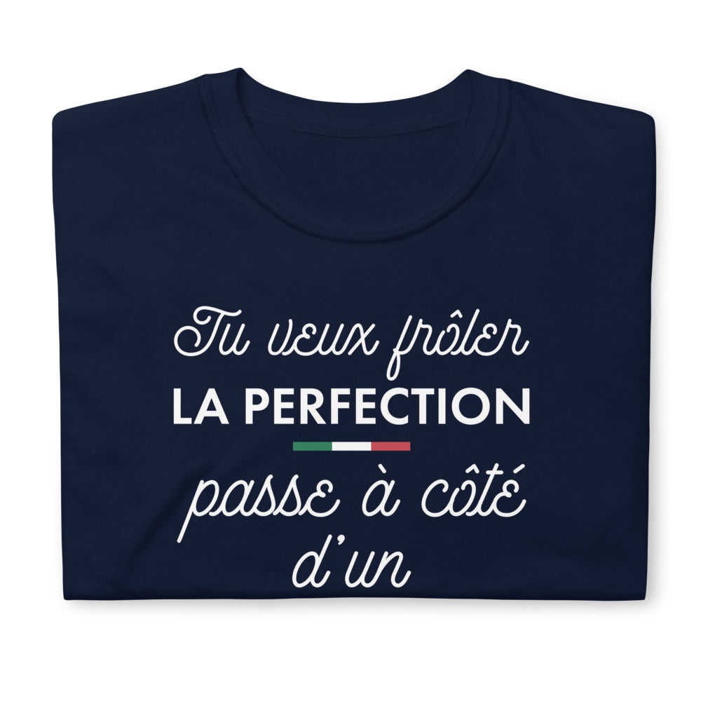 T-shirt Italie bleu marine dos - Tu veux frôler la perfection