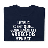 T-shirt cadeau pour un Ardéchois - Humour Bat les C*uilles