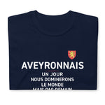 T-shirt cadeau humour apéro Aveyron - Nous dominerons le monde