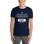 T-shirt cadeau humour Papi Breton - Fête des grands-pères