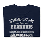 T-shirt idée cadeau humour Béarnais - N'emmerdez pas les Béarnais