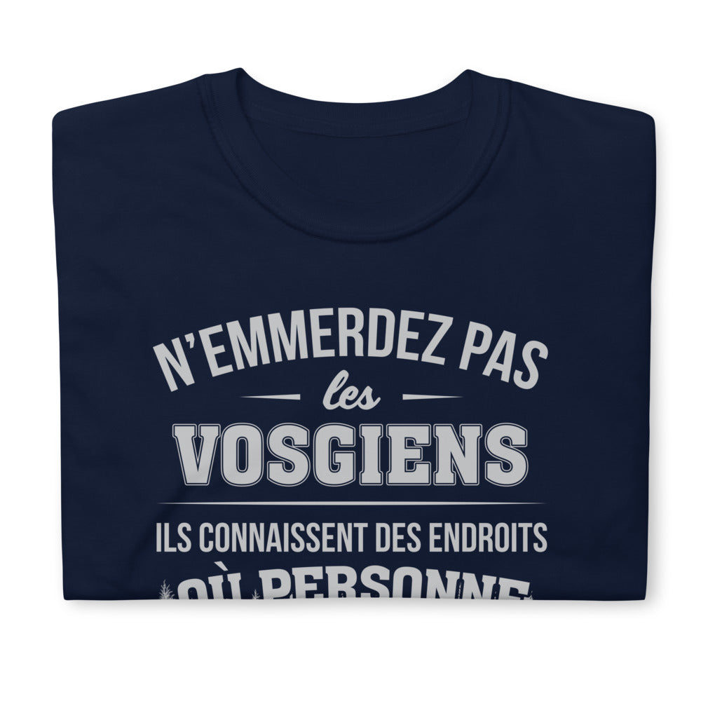 Humorvolle Geschenkidee für ein T-Shirt im Vogesen-Stil: „Lass sie in Ruhe.“ Vogesen