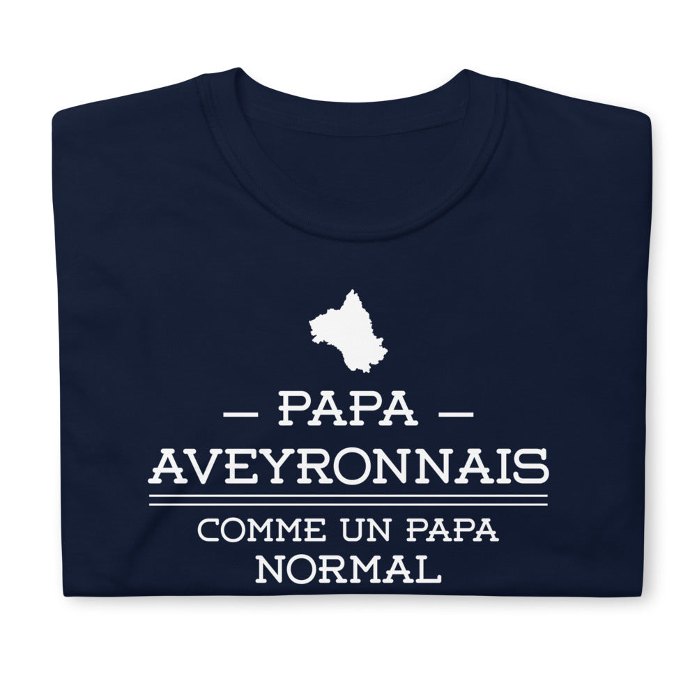T-shirt Fête des pères Aveyronnais - Papa Aveyron