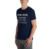 Thumbnail for T-shirt cadeau humoristique à personnaliser - L'homme, le mythe la légende