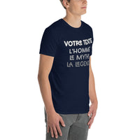 Thumbnail for T-shirt cadeau humoristique à personnaliser - L'homme, le mythe la légende