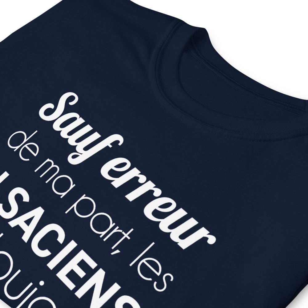 Sauf errer de ma part - Alsacien - T-shirt standard