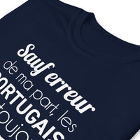 Thumbnail for Sauf erreur de ma part - Portugais - T-shirt standard