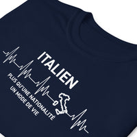 Thumbnail for Italien, un mode de vie - T-shirt standard fierté Italienne