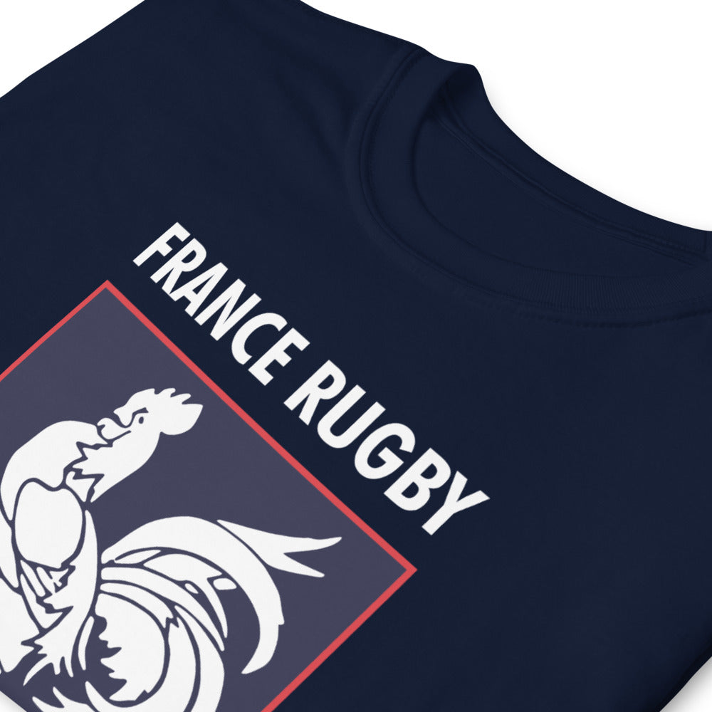 T-shirt Rugby France gris foncé chiné - Grand Chelem 2022
