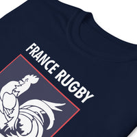 Thumbnail for T-shirt Rugby France gris foncé chiné - Grand Chelem 2022