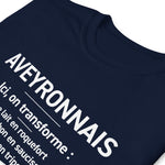 T-shirt cadeau pour un Aveyronnais - Humour transforme