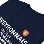 T-shirt cadeau humour apéro Aveyron - Nous dominerons le monde