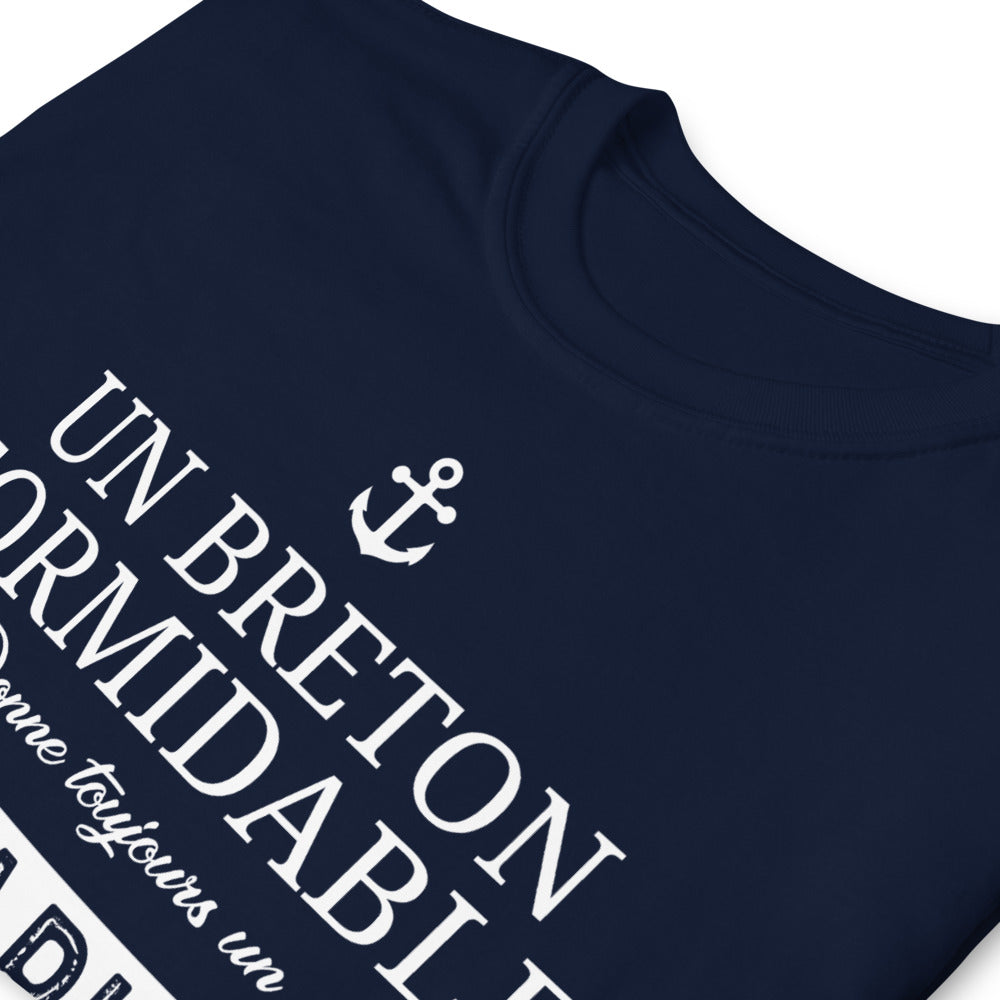 T-shirt cadeau humour Papi Breton - Fête des grands-pères